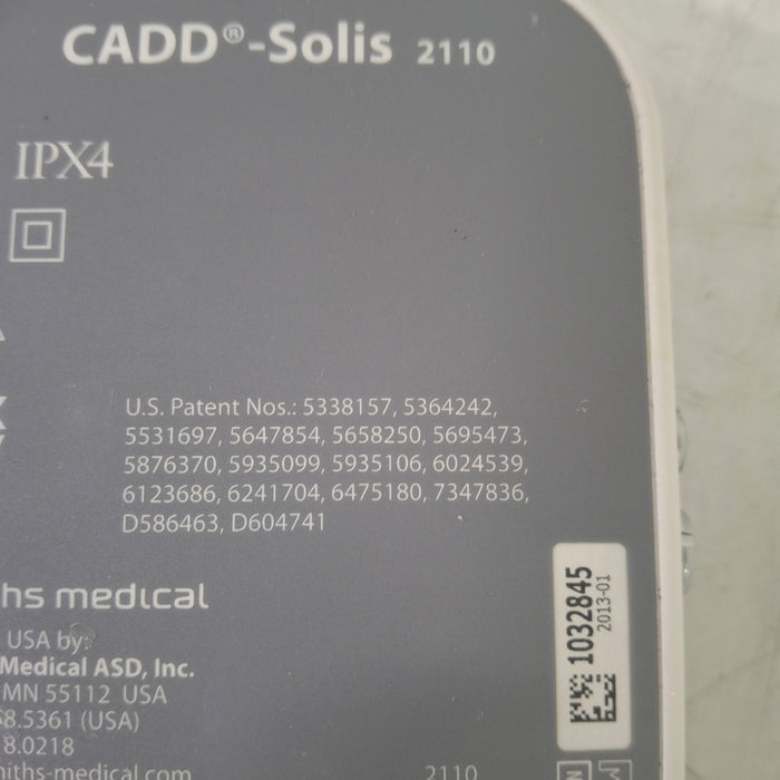 Smiths Medical Smiths Medical CADD Solis 2110 Ambulatory Infusion Pump Infusion Pump reLink Medical