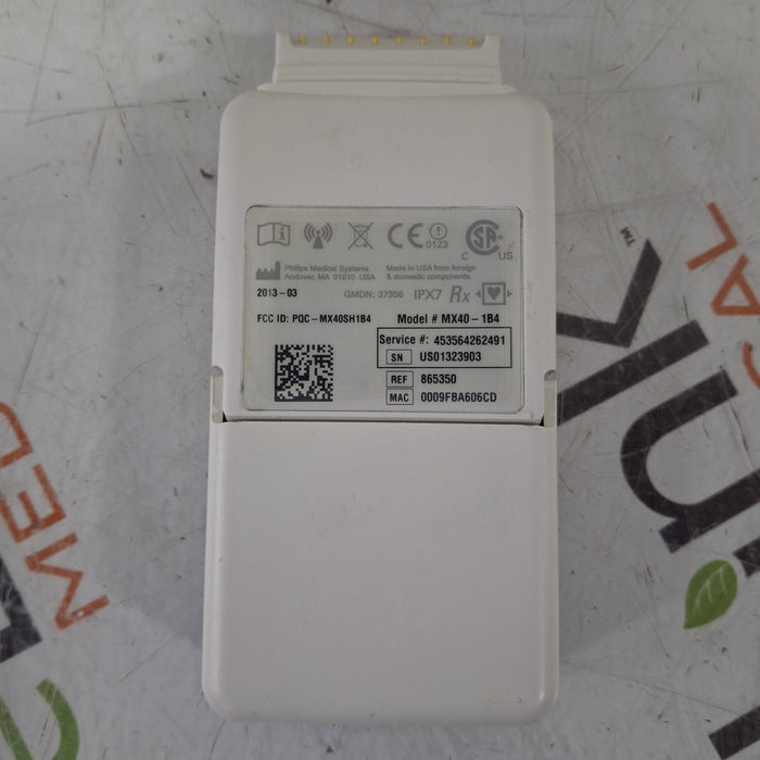 Philips Philips MX40 1.4 ECG 865350 Telemetry Transmitter Patient Monitors reLink Medical
