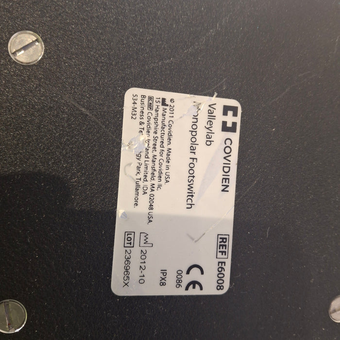 Valleylab Valleylab E6008 Monopolar Electrosurgical Footswitch Electrosurgical Units reLink Medical
