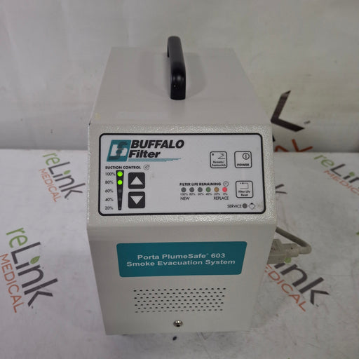 Buffalo Filter Buffalo Filter PPSS 603 Porta PlumeSafe Smoke Evacuation System Electrosurgical Units reLink Medical