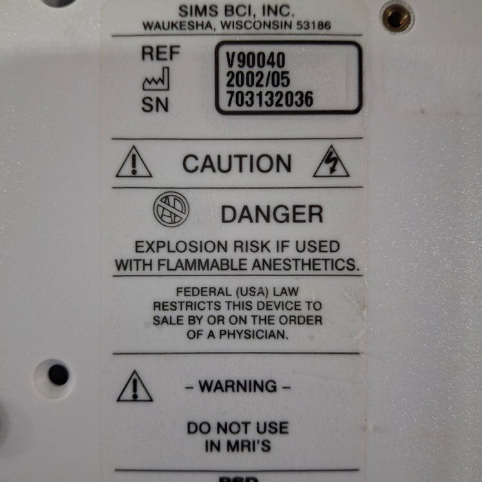 SIMS BCI, INC. SurgiVet V90040 Capnograph Monitor