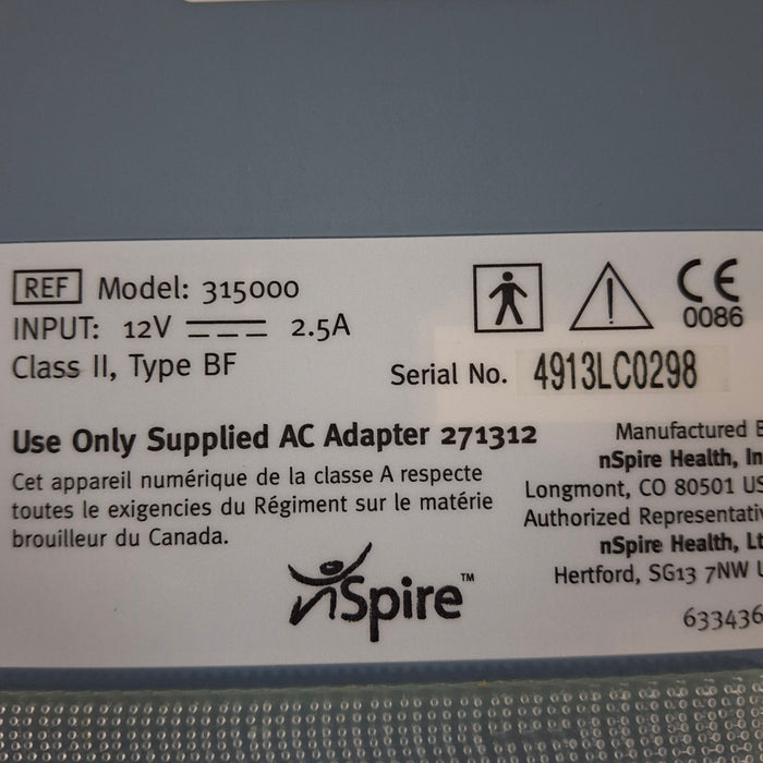 nSpire Health nSpire Health 315000 Koko Legend II Spirometer Respiratory reLink Medical