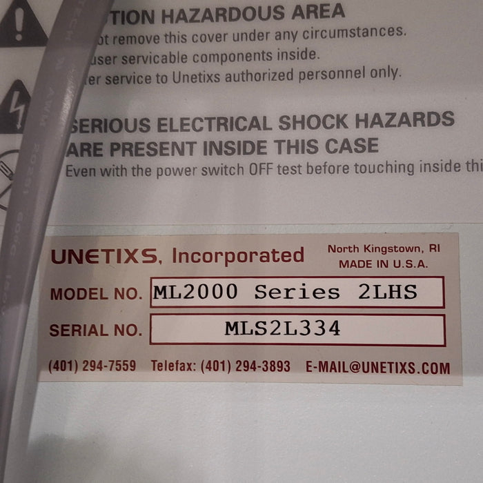 Unetixs Unetixs MultiLab Series II LHS Vascular System Surgical Equipment reLink Medical