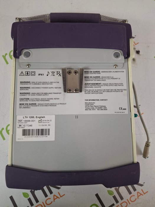 CareFusion CareFusion LTV 1200 Ventilator Respiratory reLink Medical