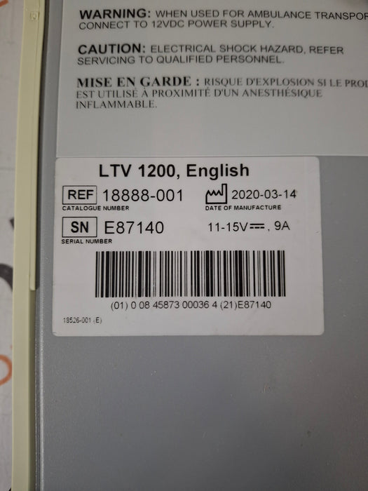 CareFusion LTV 1200 Ventilator