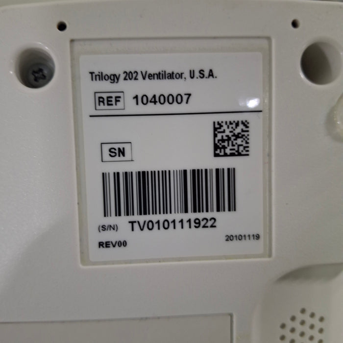 Respironics Trilogy 202 Ventilator