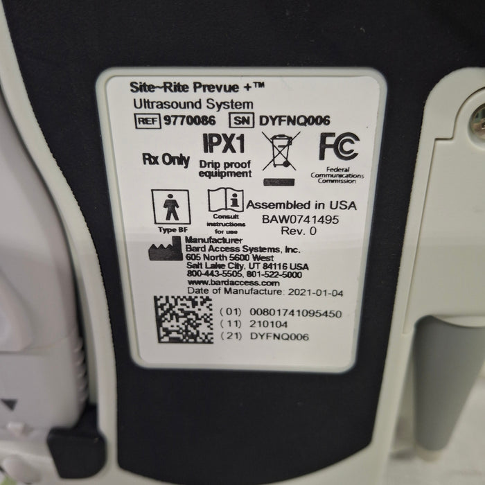Bard Medical Bard Medical Site Rite Prevue+ Portable Ultrasound Ultrasound reLink Medical