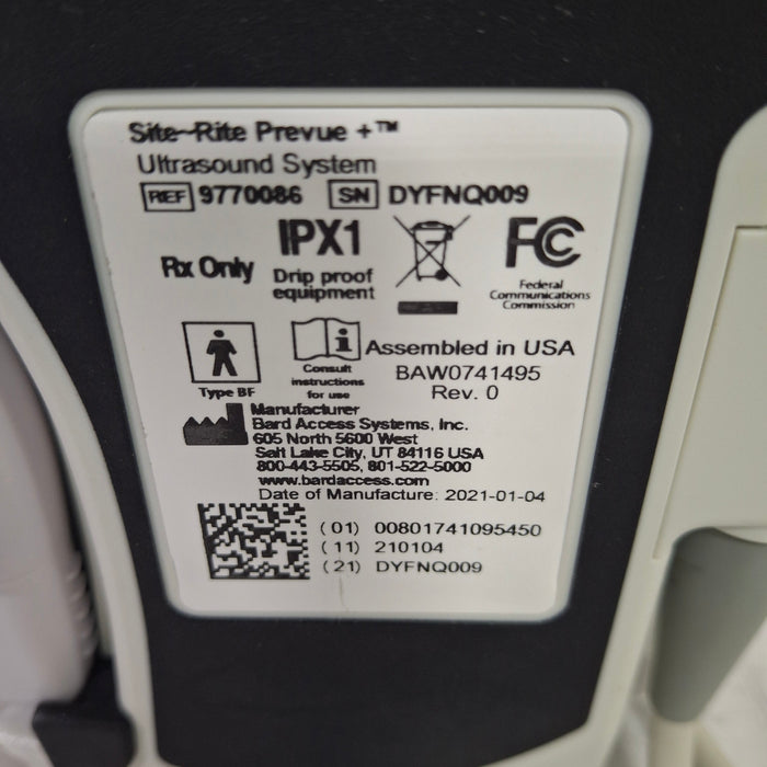 Bard Medical Bard Medical Site Rite Prevue+ Portable Ultrasound Ultrasound reLink Medical