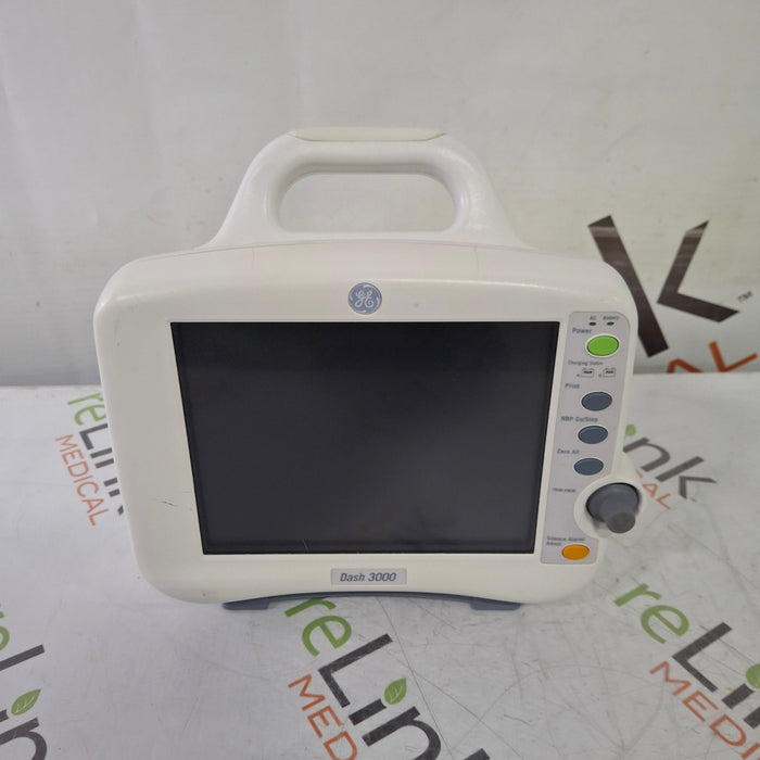 GE Healthcare GE Healthcare Dash 3000 - GE/Nellcor SpO2 Patient Monitor Patient Monitors reLink Medical