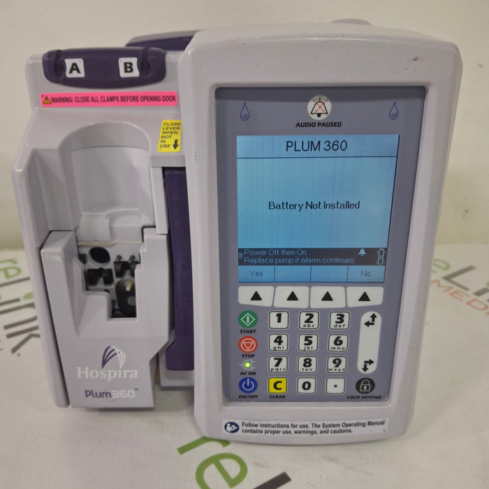 Hospira Hospira Plum 360 Infusion Pump Infusion Pump reLink Medical