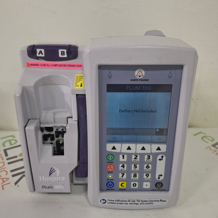 Hospira Hospira Plum 360 Infusion Pump Infusion Pump reLink Medical