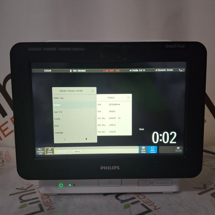 Philips MX450 Portable/Bedside Patient Monitor
