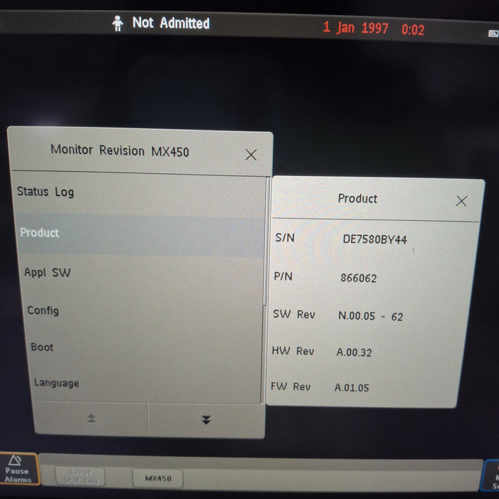 Philips MX450 Portable/Bedside Patient Monitor