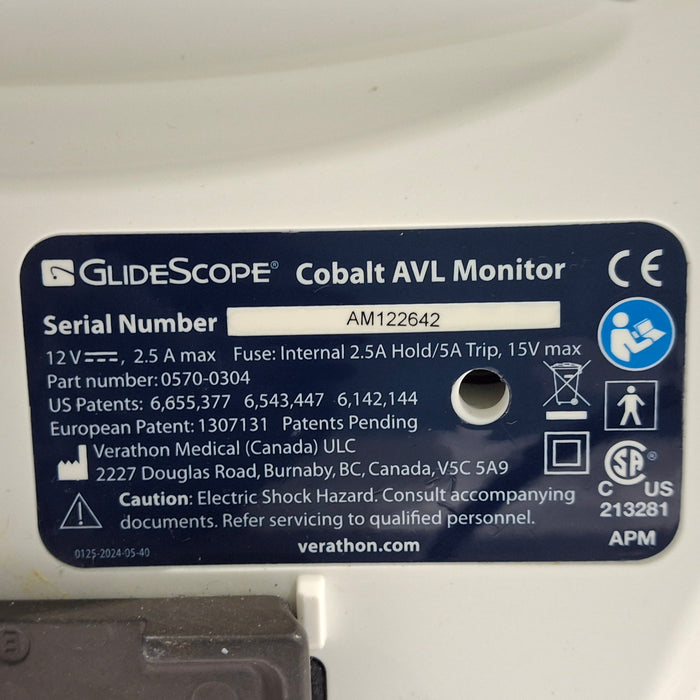 Verathon Medical, Inc Verathon Medical, Inc Glidescope Cobalt AVL Video Laryngoscope Surgical Equipment reLink Medical