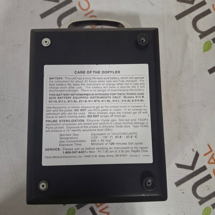Parks 811-B Doppler Flow Detector