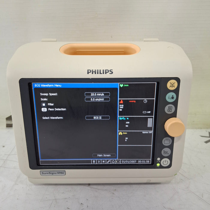 Philips SureSigns VM4 Vital Signs Monitor
