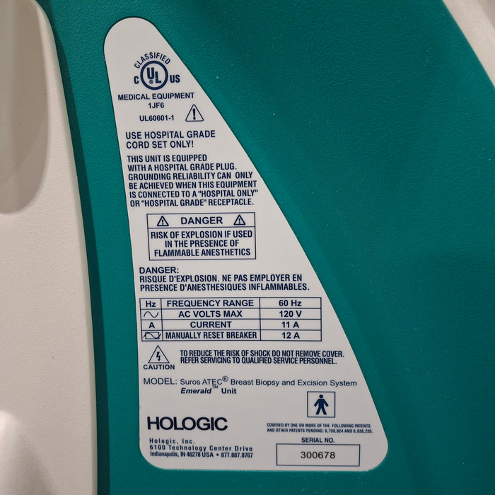 Hologic ATEC Emerald Breast Biopsy System