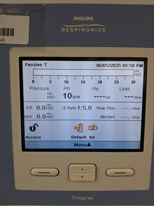 Philips Philips Trilogy 100 Portable Ventilator Respiratory reLink Medical