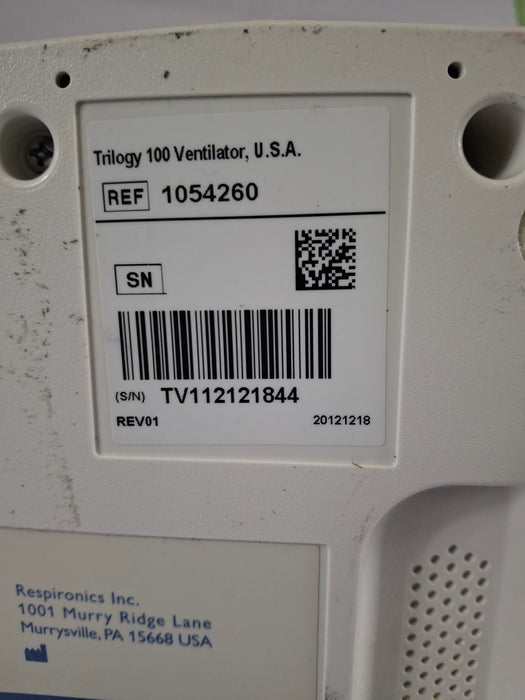 Philips Philips Trilogy 100 Portable Ventilator Respiratory reLink Medical