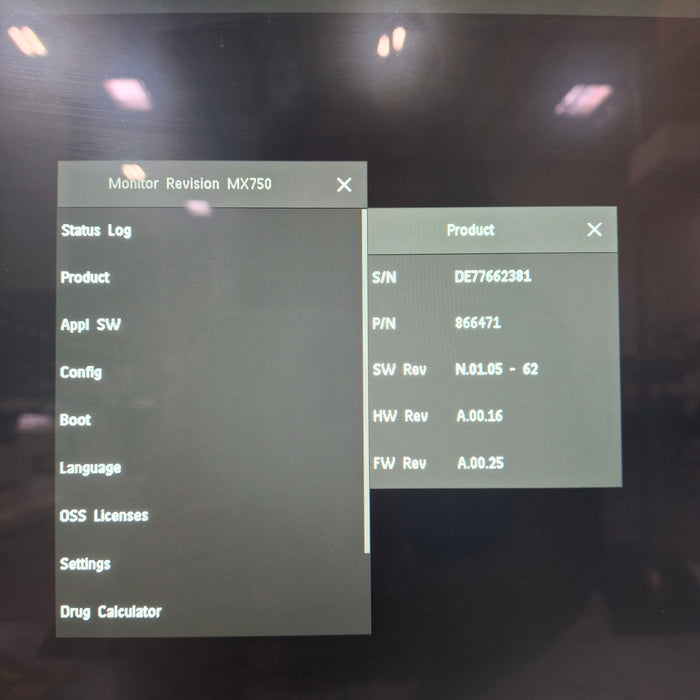 Philips MX750 Bedside Patient Monitor