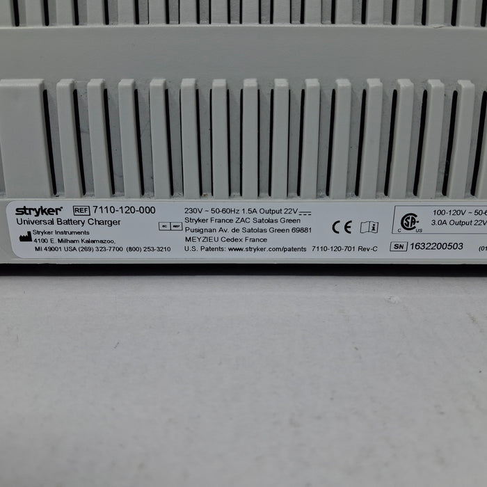 Stryker Stryker 7110-120-000 Battery Charger Surgical Power Instruments reLink Medical