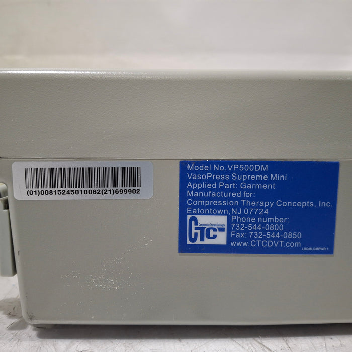CTC CTC VasoPress Supreme Mini VP500DM Pump Surgical Equipment reLink Medical