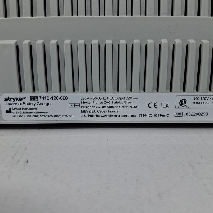 Stryker Stryker 7110-120-000 Battery Charger Surgical Power Instruments reLink Medical