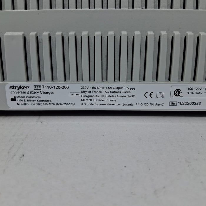 Stryker Stryker 7110-120-000 Battery Charger Surgical Power Instruments reLink Medical