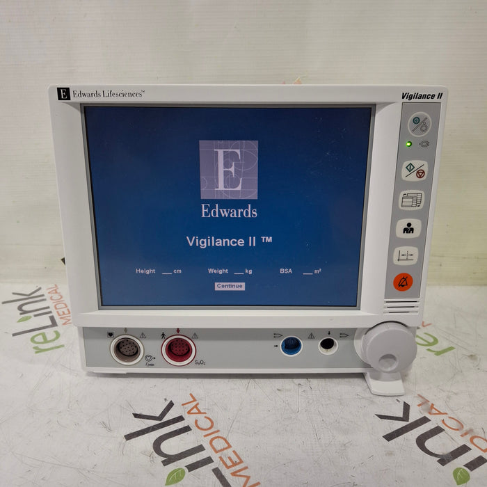 Edwards Lifesciences Edwards Lifesciences Vigilance II Patient Monitor Patient Monitors reLink Medical
