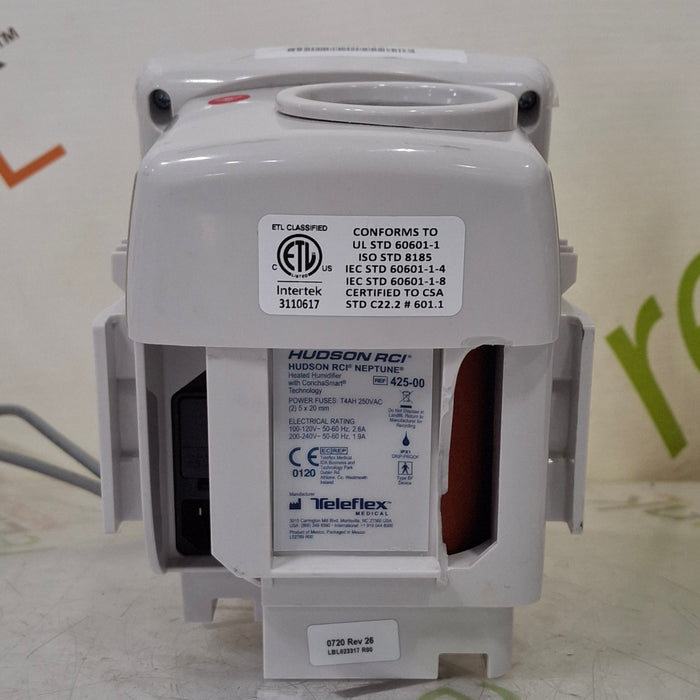Teleflex Medical Hudson RCI Neptune Heated Humidifier