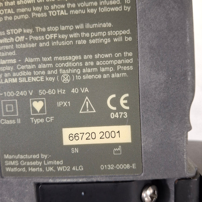 Graseby Graseby 3400 Syringe Pump Infusion Pump reLink Medical