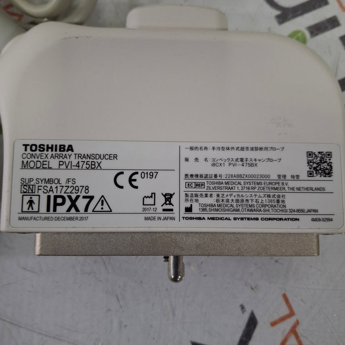 Toshiba Toshiba I8CX1 PVI-475BX Convex Array Transducer Ultrasound Probes reLink Medical