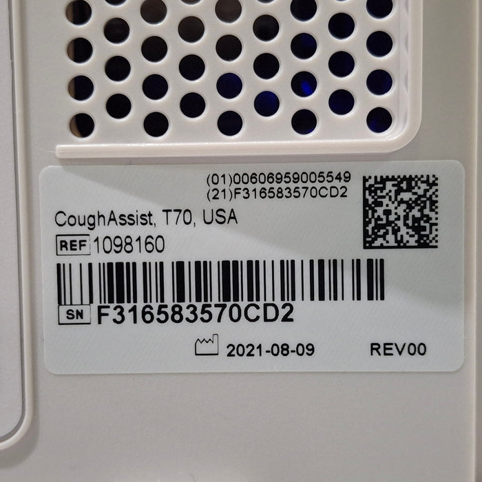 Respironics Respironics Cough Assist T70 Airway Clearance Device Respiratory reLink Medical