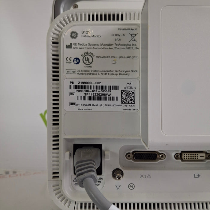 GE Healthcare GE Healthcare B125 Patient Monitor Patient Monitors reLink Medical