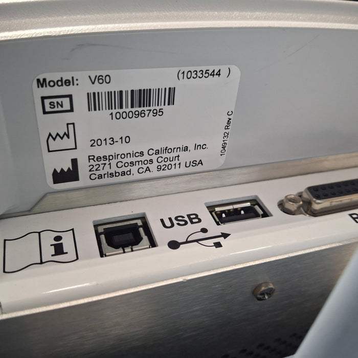 Respironics V60 BiPAP Ventilator Monitor