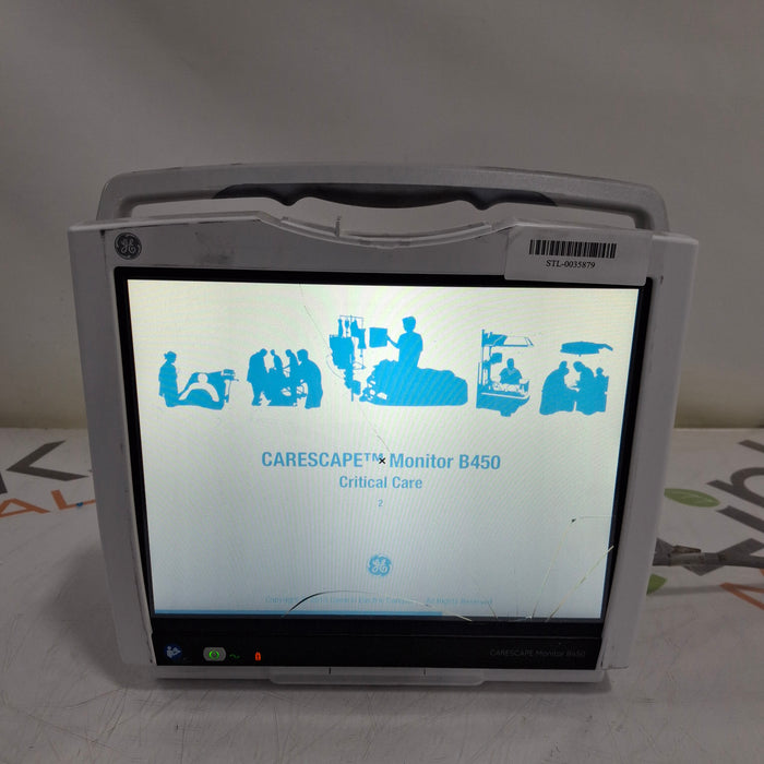 GE Healthcare Carescape B450 Critical Care Patient Monitor