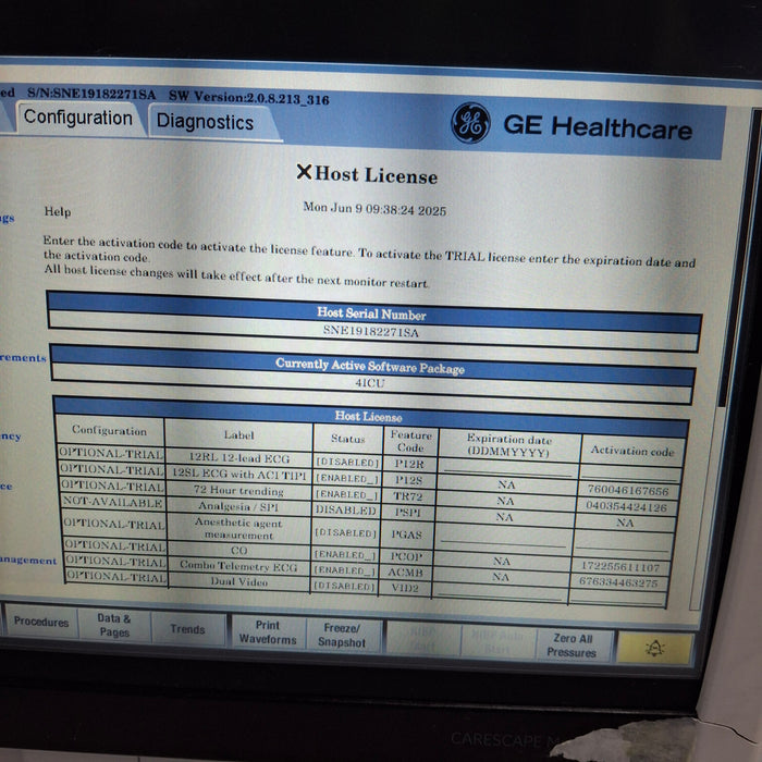 GE Healthcare GE Healthcare Carescape B450 Critical Care Patient Monitor Patient Monitors reLink Medical