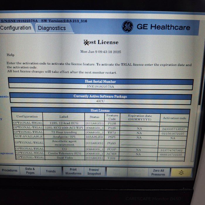 GE Healthcare GE Healthcare Carescape B450 Critical Care Patient Monitor Patient Monitors reLink Medical