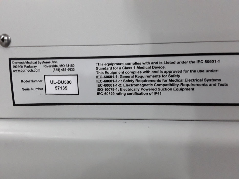 Dornoch UL-DU500 Fluid Disposal Cart