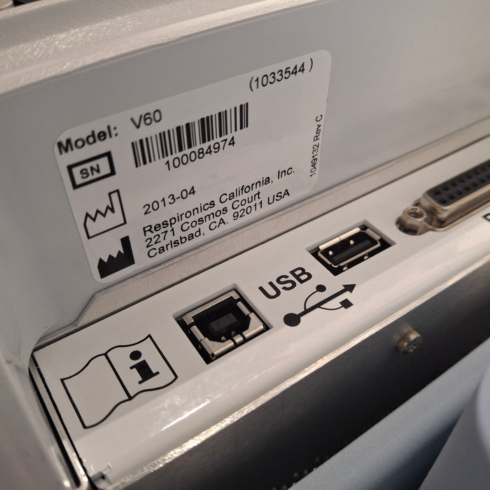 Respironics Respironics V60 BiPAP Ventilator Monitor Respiratory reLink Medical