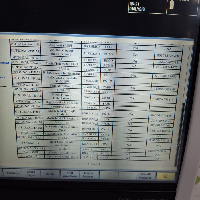 GE Healthcare Carescape B450 Critical Care Patient Monitor