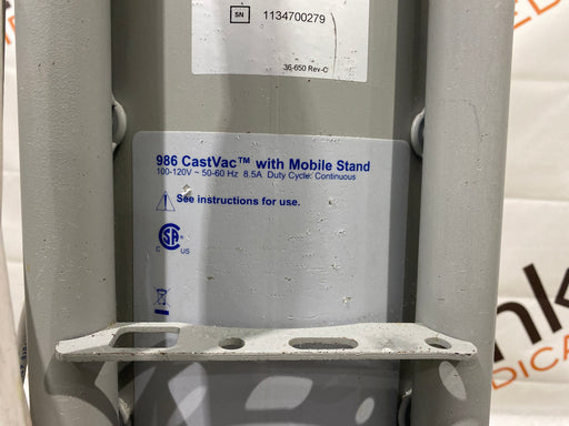 Stryker Stryker 940 Cast Saw with 986 Cast Vac Surgical Power Instruments reLink Medical