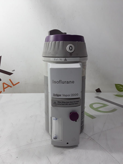 Draeger Medical Vapor 2000 Isoflurane Vaporizer