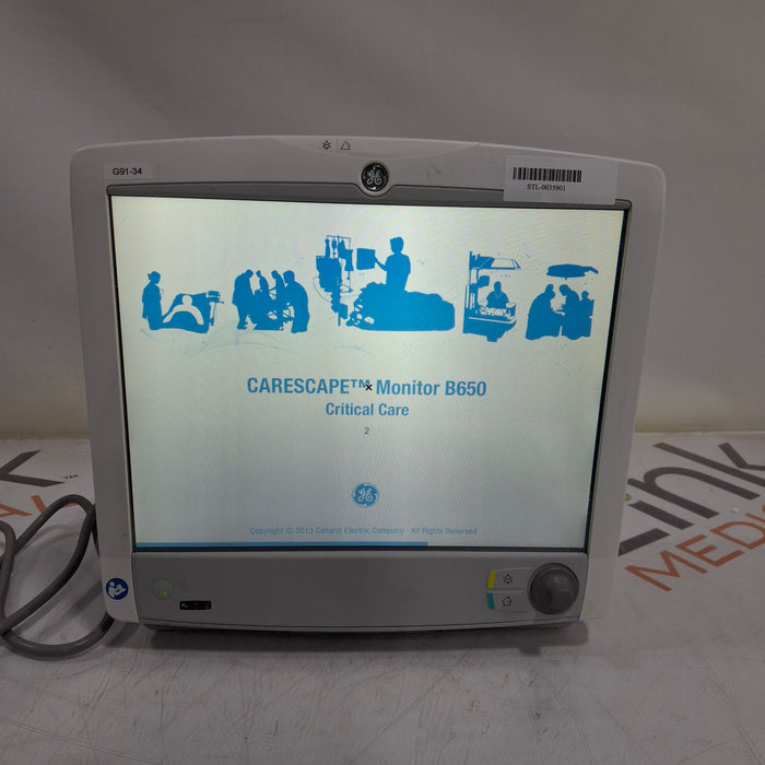 GE Healthcare GE Healthcare Carescape B650 Critical Care Patient Monitor Patient Monitors reLink Medical