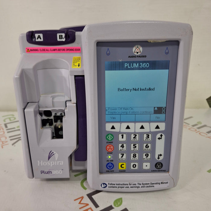 Hospira Hospira Plum 360 Infusion Pump Infusion Pump reLink Medical