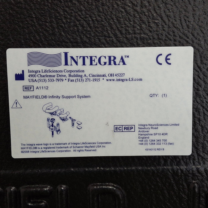 Integra Lifesciences A1112 MAYFIELD Infinity Support System