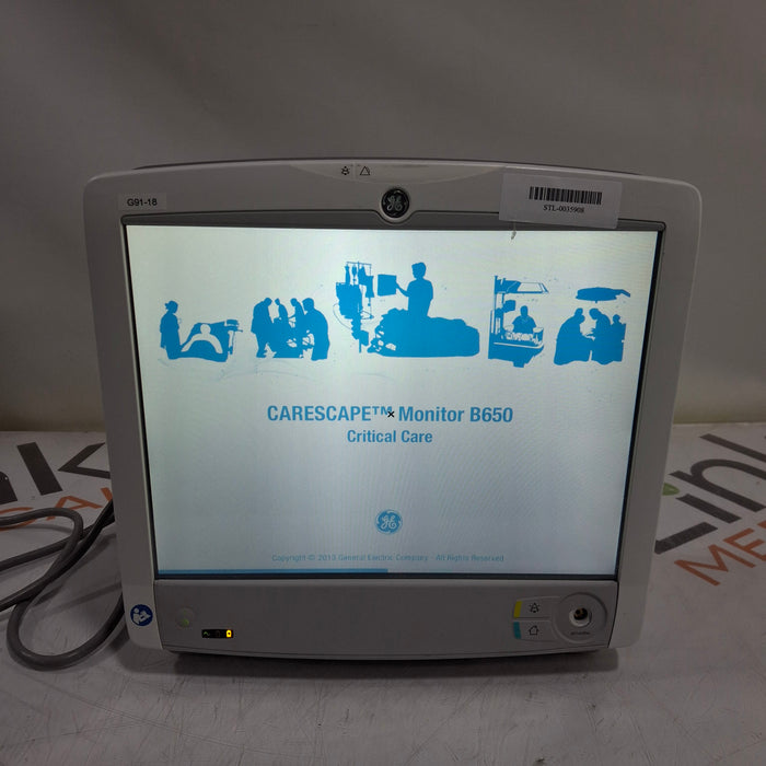 GE Healthcare GE Healthcare Carescape B650 Critical Care Patient Monitor Patient Monitors reLink Medical