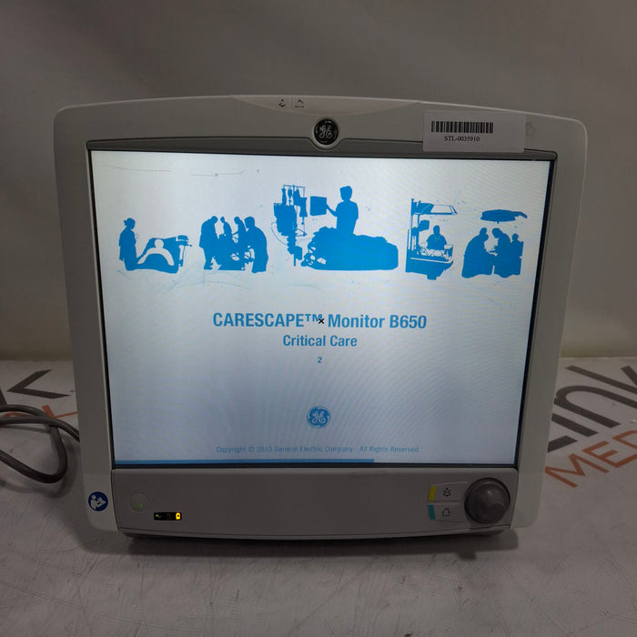GE Healthcare GE Healthcare Carescape B650 Critical Care Patient Monitor Patient Monitors reLink Medical
