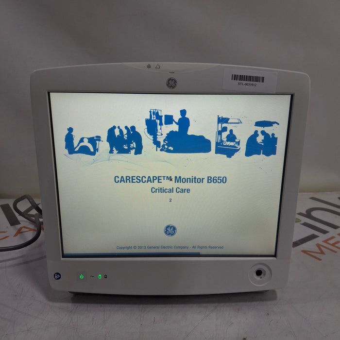GE Healthcare GE Healthcare Carescape B650 Critical Care Patient Monitor Patient Monitors reLink Medical