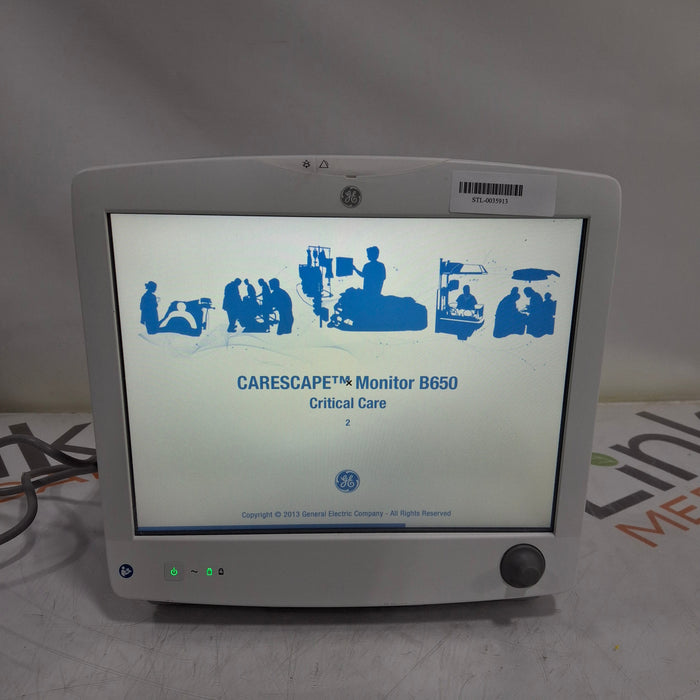GE Healthcare GE Healthcare Carescape B650 Critical Care Patient Monitor Patient Monitors reLink Medical
